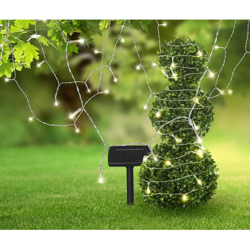 Globo - LED Гірлянда на сонячній батареї 20 м 120xLED/2,4V 2xAAA IP44 600 mAh