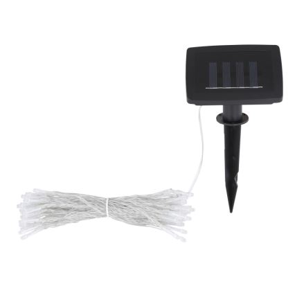 Globo - LED гірлянда на сонячній батареї 10 м 50xLED/2,4V IP44