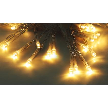 Globo - LED гірлянда на сонячній батареї 10 м 50xLED/2,4V IP44
