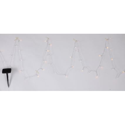 Globo - LED гірлянда на сонячній батареї 10 м 50xLED/2,4V IP44