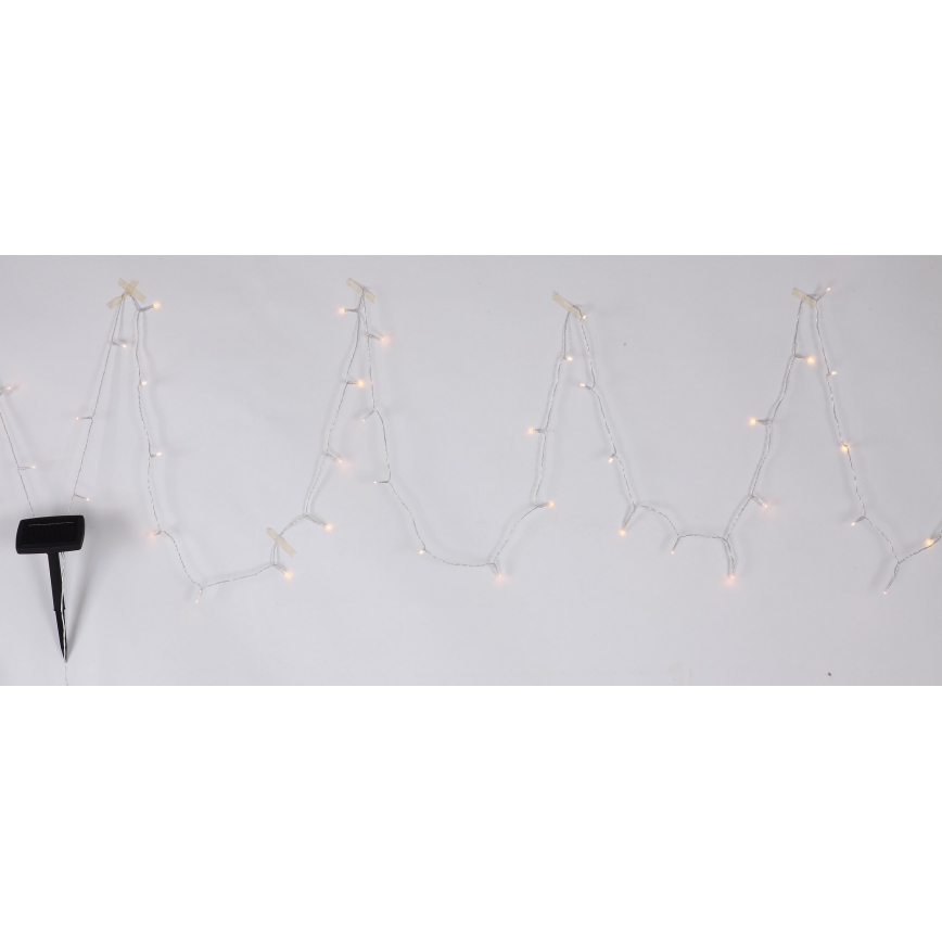 Globo - LED гірлянда на сонячній батареї 10 м 50xLED/2,4V IP44
