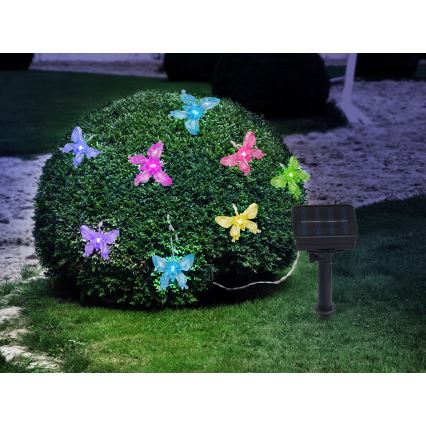 Globo - Светодиодная декоративная RGB-гирлянда 10xLED/0,06W/3,2V 470 см IP44