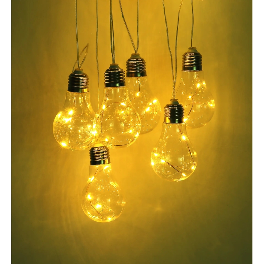 Globo - LED гірлянда на сонячній батареї 10xLED/0,06W/3,2V 380 см IP44