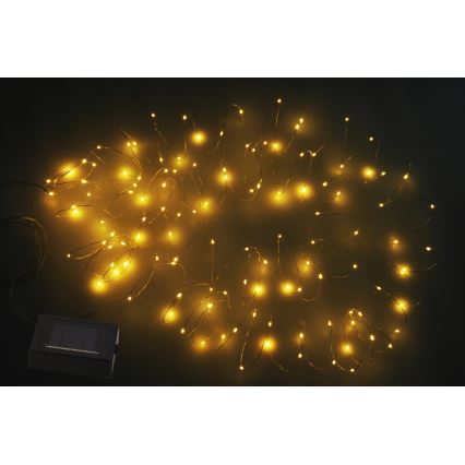 Globo - светодиодная солнечная гирлянда 120 светодиодов/3,2 В IP44 13,4 м 600 мА·ч