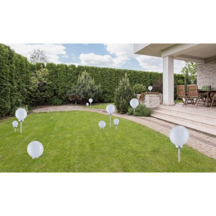 Globo - НАБОР 3x Светодиодный светильник на солнечной батарее LED/0,06W/3V 4000K диаметр 10 см IP44