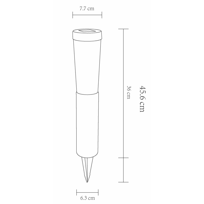 Globo - НАБОР 2x Светодиодный светильник на солнечной батарее LED/0,1W/3V 6000K IP44 400 mAh