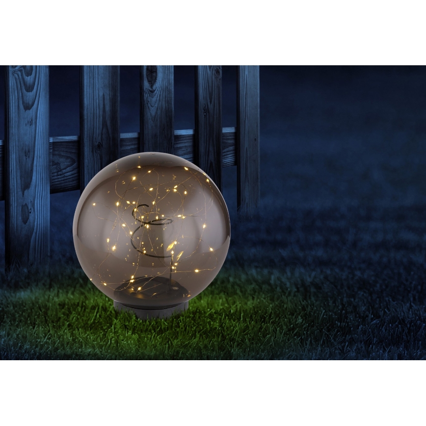 Globo 33807 - Светильник на солнечной батарее 40xLED/0,06W/1,2V диаметр 25 см IP44