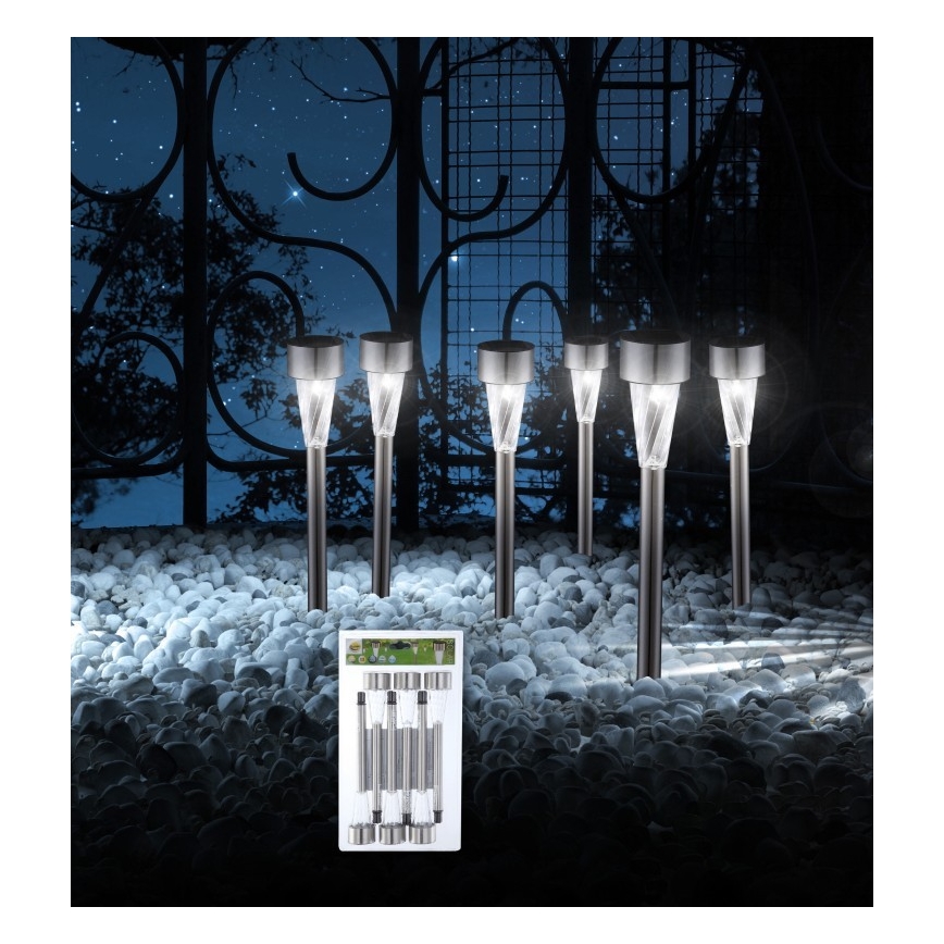 Globo - НАБІР 6x Світлодіодний світильник на сонячній батареї LED/1,2V IP44