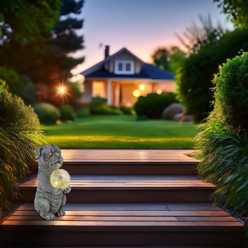 Globo - Світлодіодна сонячна декоративна лампа LED/0,02W/3V IP44 300 mAh собака