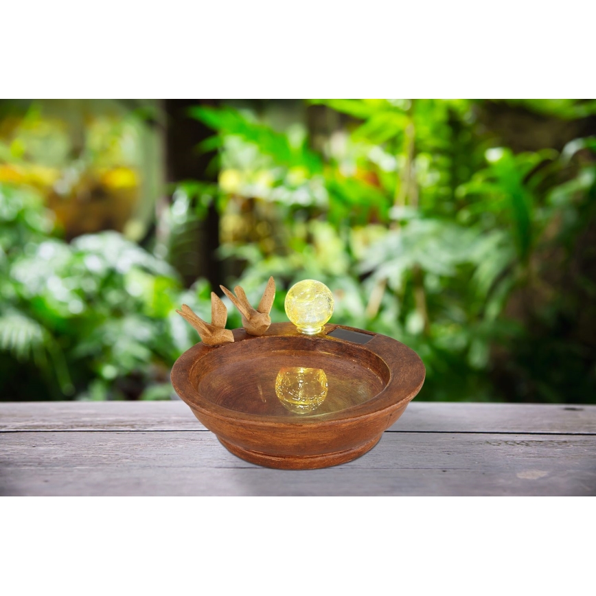 Globo - Светодиодный светильник на солнечной батарее LED/0,06W/3V IP44 птичья ванна