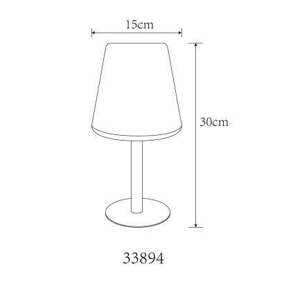 Globo - LED RGB Сенсорна настільна лампа на сонячній батареї LED/0,1W/3V IP44