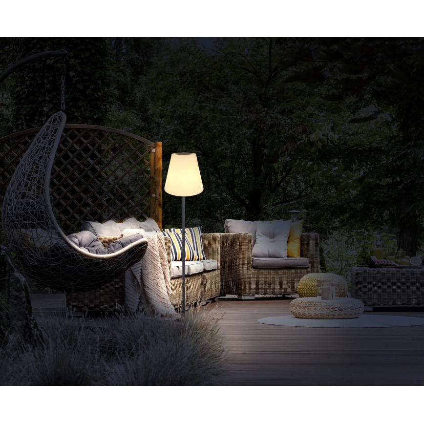 Globo - Світлодіодна RGB сонячна настільна лампа з сенсорним керуванням LED/0,1 Вт/3 В IP44 2000 мАг + дистанційне керування