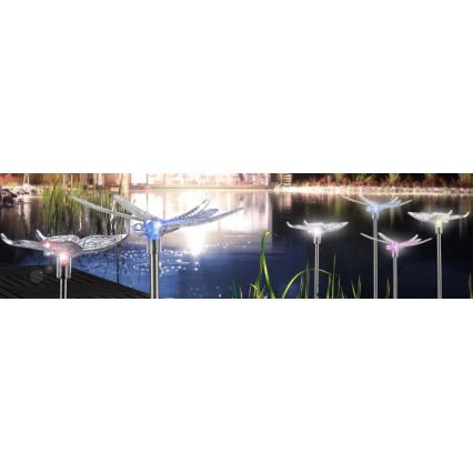 Globo - НАБІР 4x Світлодіодний світильник на сонячній батареї LED/0,06W/3V IP44
