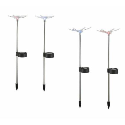 Globo - НАБОР 4x Светодиодный светильник на солнечной батарее LED/0,06W/3V IP44