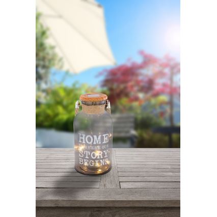 Globo - Світлодіодний світильник на сонячній батареї LED/0,6W/3,2V IP44 200 mAh