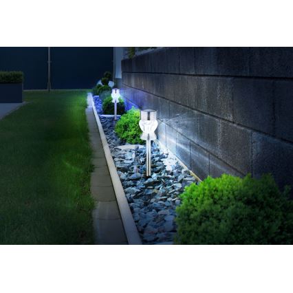 Globo - Светодиодный RGBW-светильник на солнечной батарее 2в1 LED/0,06W/3V IP44