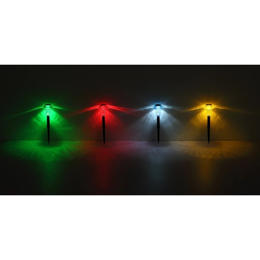 Globo - НАБІР 4x Світлодіодний RGB світильник на сонячній батареї LED/0,05W/3V IP44