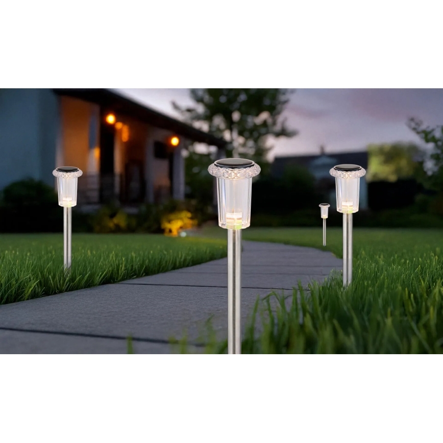Globo - НАБОР 4x Светодиодный светильник на солнечной батарее LED/0,06W/1,2V IP44 100 mAh