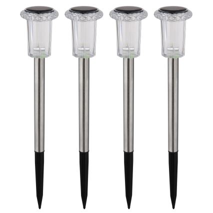 Globo - НАБОР 4x Светодиодный светильник на солнечной батарее LED/0,06W/1,2V IP44 100 mAh