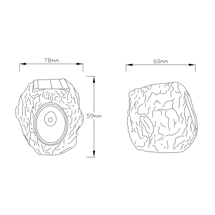 Globo - LED Солнечный светильник LED/0,07W/3V IP44 600 mAh
