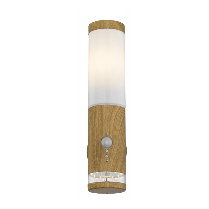 Globo - Уличный настенный светильник с датчиком 1xE27/15W/230V IP44
