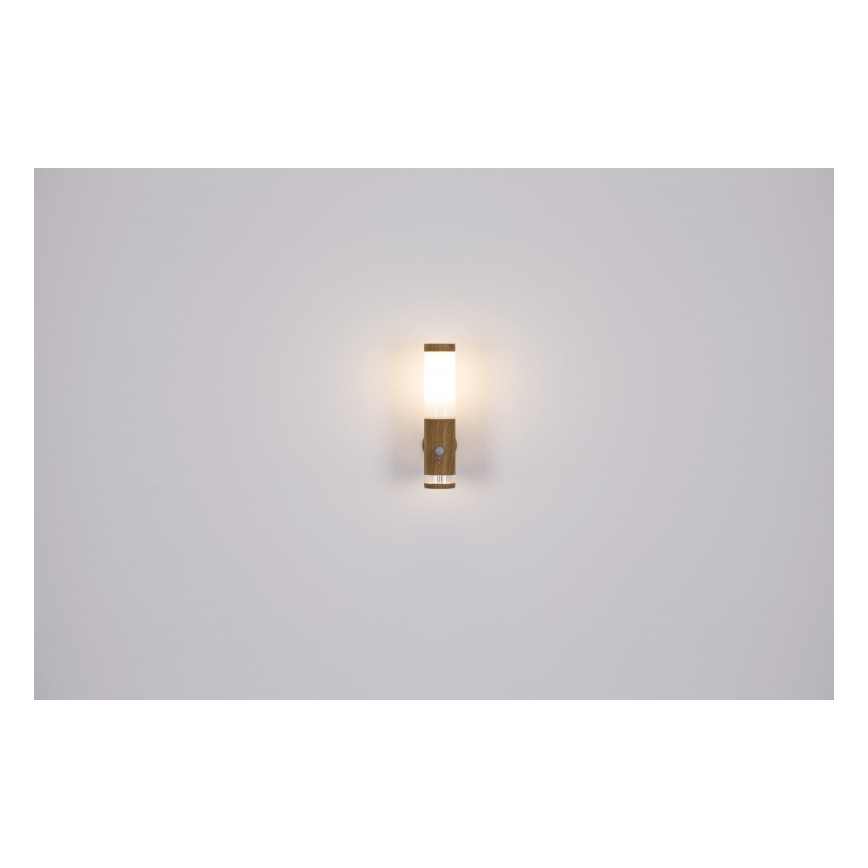 Globo - Уличный настенный светильник с датчиком 1xE27/15W/230V IP44