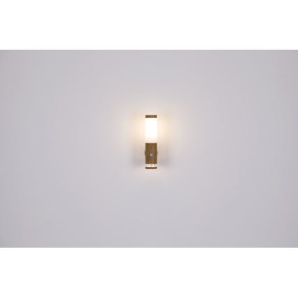 Globo - Вуличний настінний світильник з датчиком 1xE27/15W/230V IP44