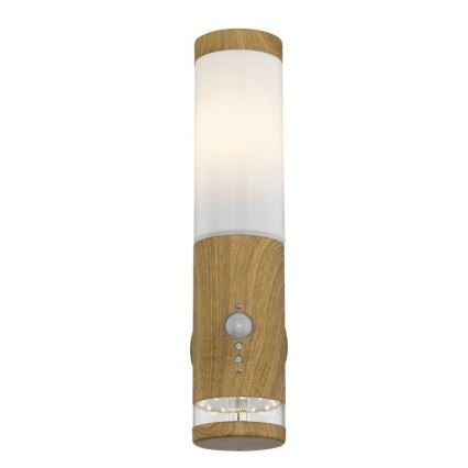 Globo - Вуличний настінний світильник з датчиком 1xE27/15W/230V IP44