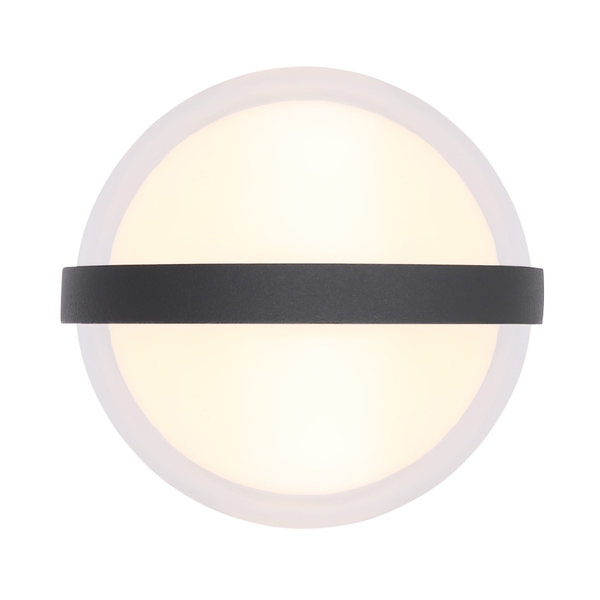 Globo - Уличный светодиодный настенный светильник LED/12W/230V IP54 черный