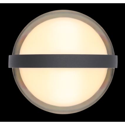 Globo - Уличный светодиодный настенный светильник LED/12W/230V IP54 черный