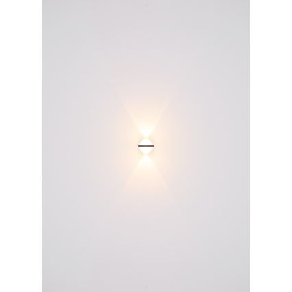 Globo - Уличный светодиодный настенный светильник LED/12W/230V IP54 черный