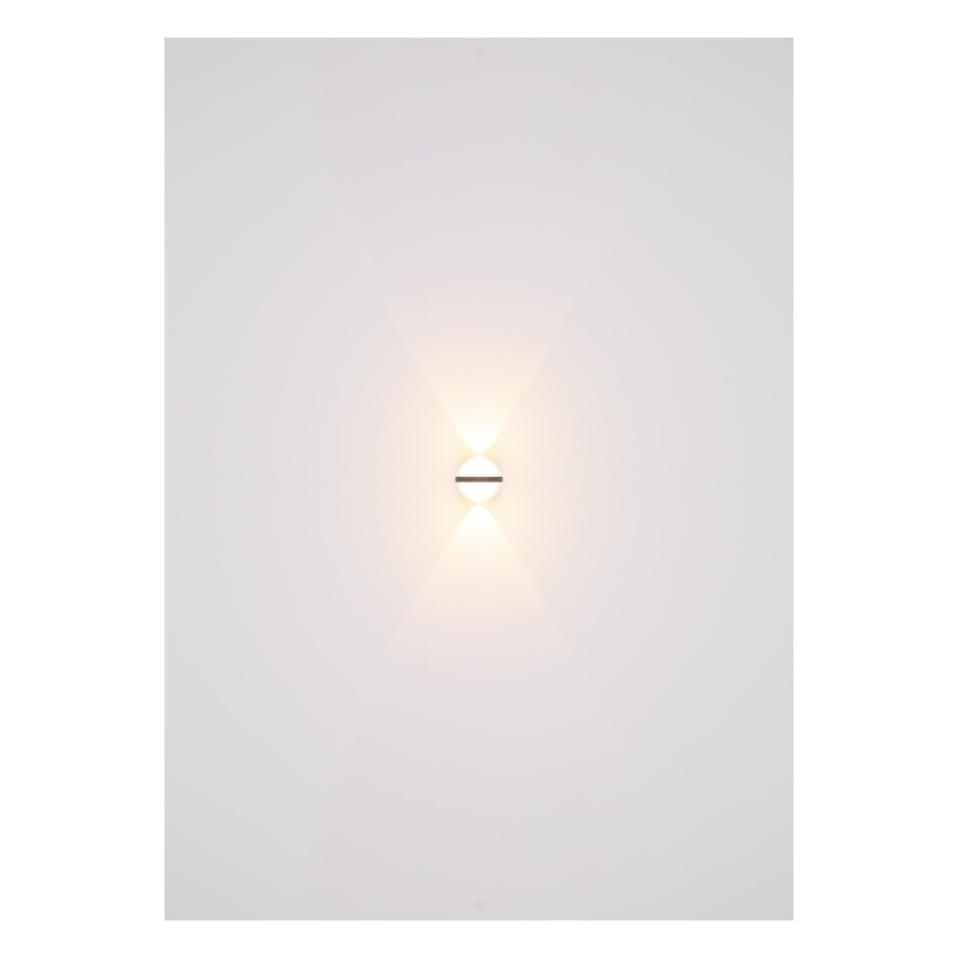 Globo - Уличный светодиодный настенный светильник LED/12W/230V IP54 черный