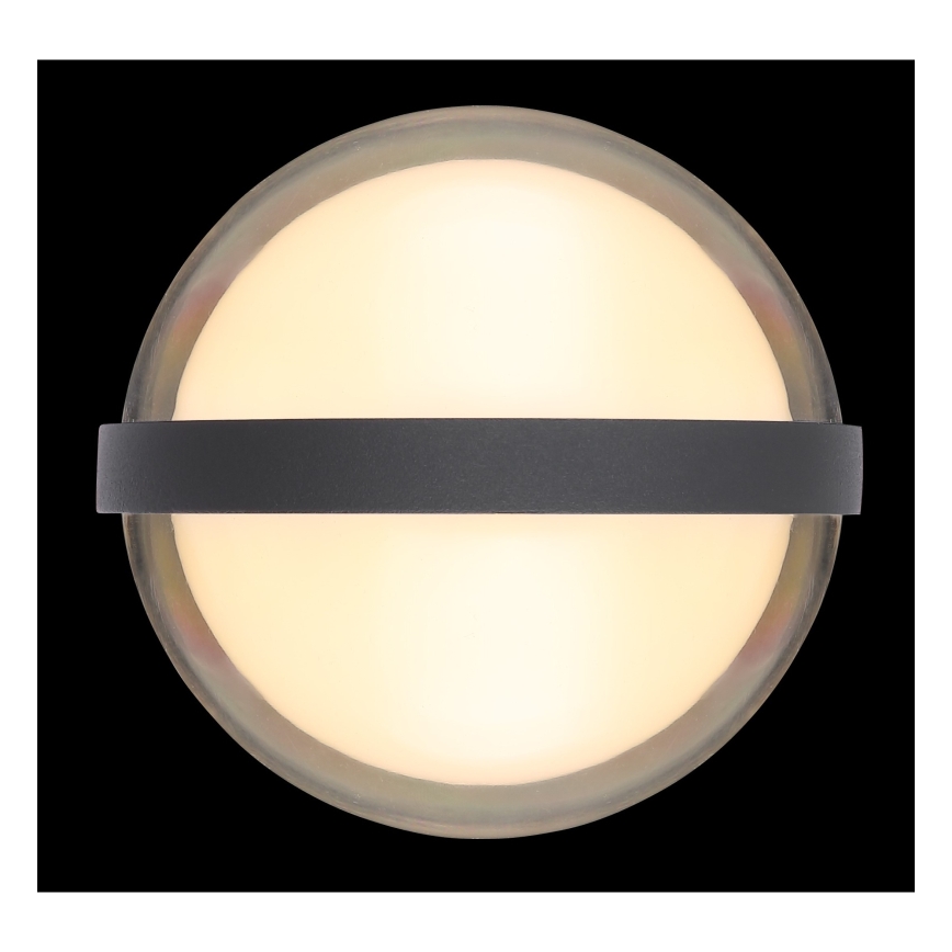 Globo - Вуличний світлодіодний настінний світильник LED/12W/230V IP54 чорний