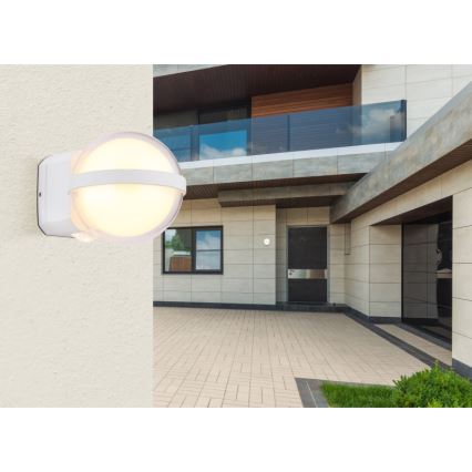 Globo - Уличный светодиодный настенный светильник LED/12W/230V IP54 белый
