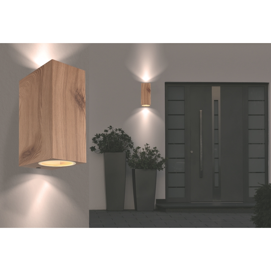 Globo - Уличный настенный светильник 2xGU10/35W/230V IP44