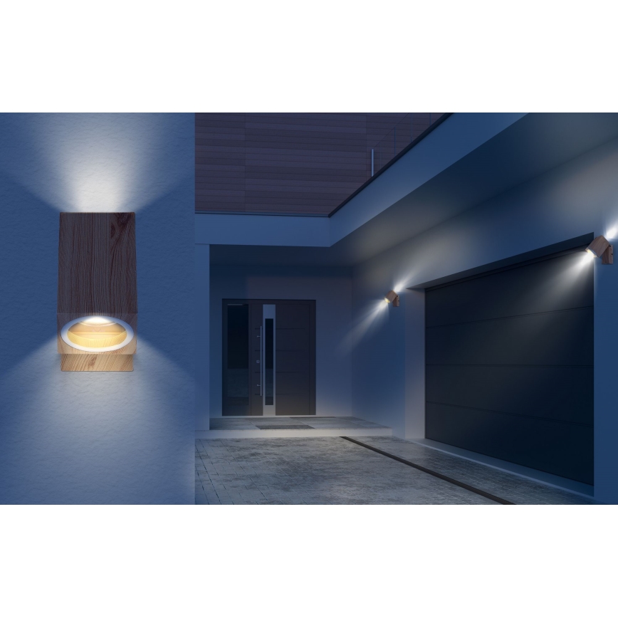 Globo - Уличный настенный светильник 1xGU10/35W/230V IP44