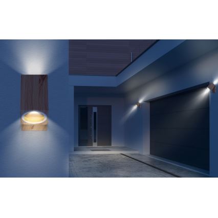 Globo - Вуличний настінний світильник 1xGU10/35W/230V IP44