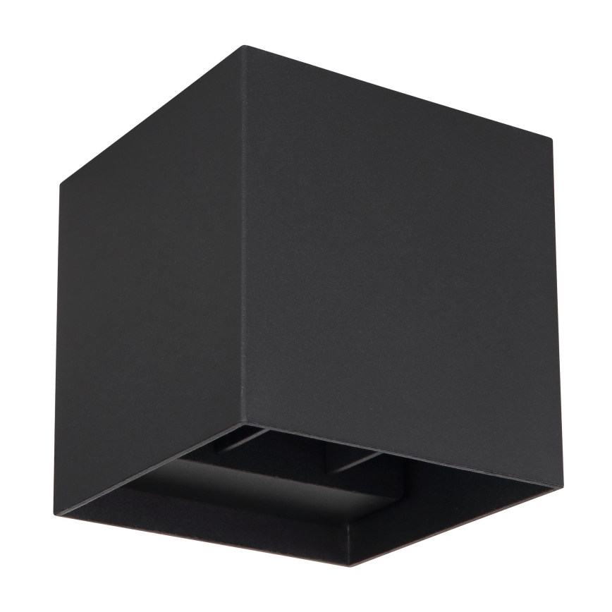 Globo - Уличный светодиодный настенный светильник 2xLED/3W/230V IP44 черный