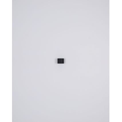 Globo - Уличный светодиодный настенный светильник 2xLED/3W/230V IP44 черный