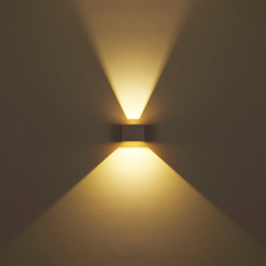 Globo - LED зовнішній настінний світильник 2xLED/3W/230V IP54