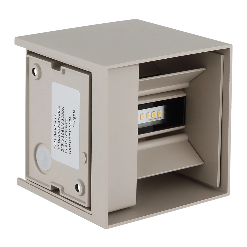 Globo - LED зовнішній настінний світильник 2xLED/3W/230V IP54