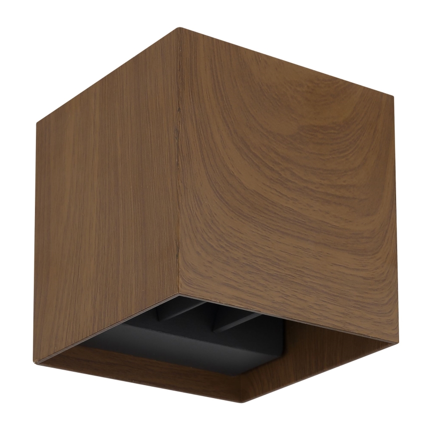 Globo - Уличный светодиодный настенный светильник 2xLED/3W/230V IP44 коричневый