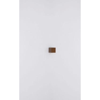 Globo - Вуличний світлодіодний настінний світильник 2xLED/3W/230V IP44 коричневий