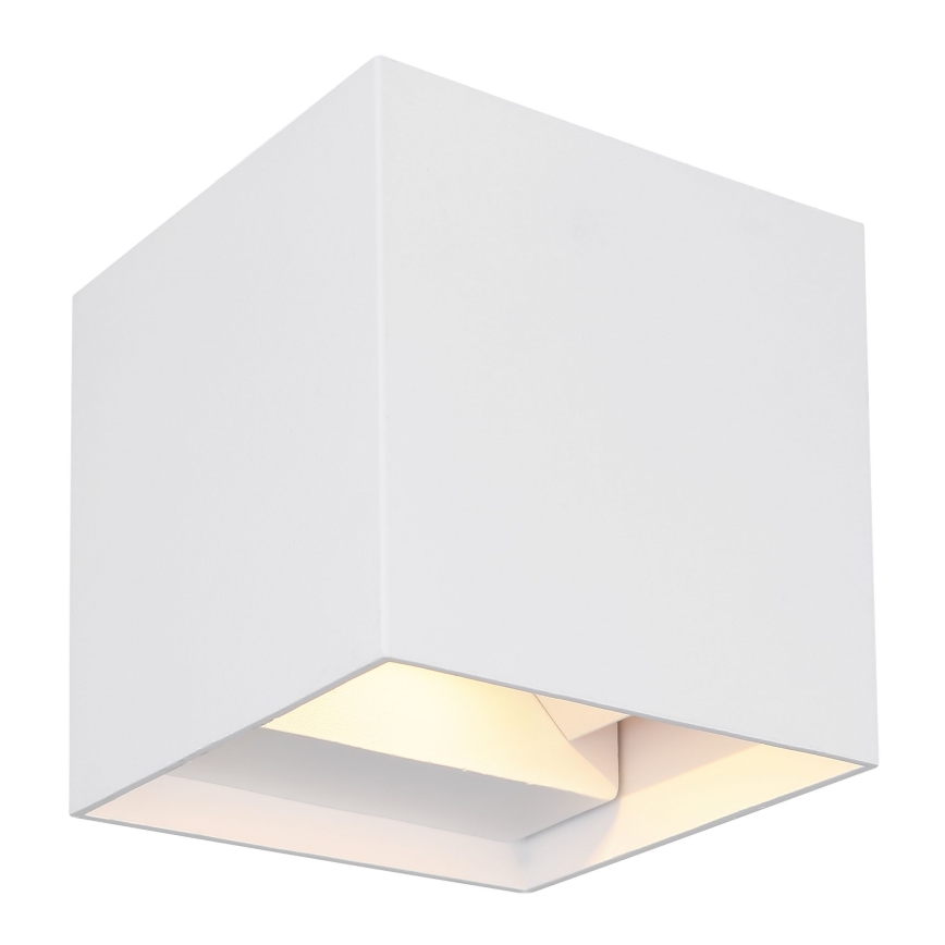 Globo - Вуличний світлодіодний настінний світильник 2xLED/3W/230V IP44 білий