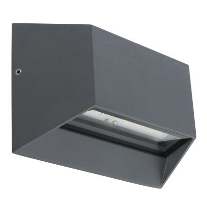 Globo - Вуличний світлодіодний настінний світильник LED/7W/230V IP54 антрацит