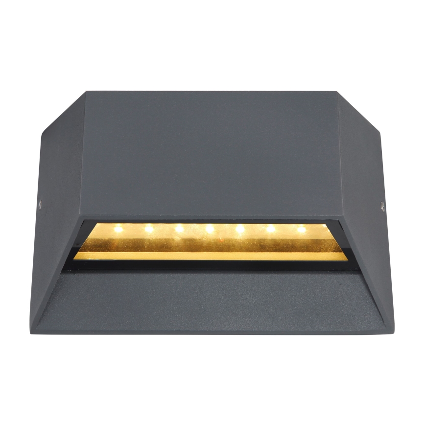Globo - Вуличний світлодіодний настінний світильник LED/7W/230V IP54 антрацит