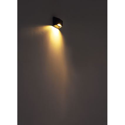 Globo - Вуличний світлодіодний настінний світильник LED/7W/230V IP54 антрацит