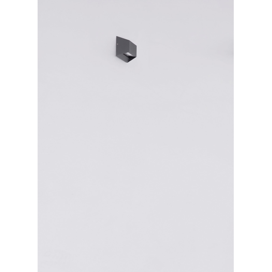 Globo - Вуличний світлодіодний настінний світильник LED/7W/230V IP54 антрацит
