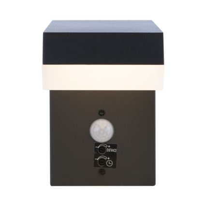 Globo - LED Вуличний настінний світильник з датчиком LED/9,5W/230V IP44