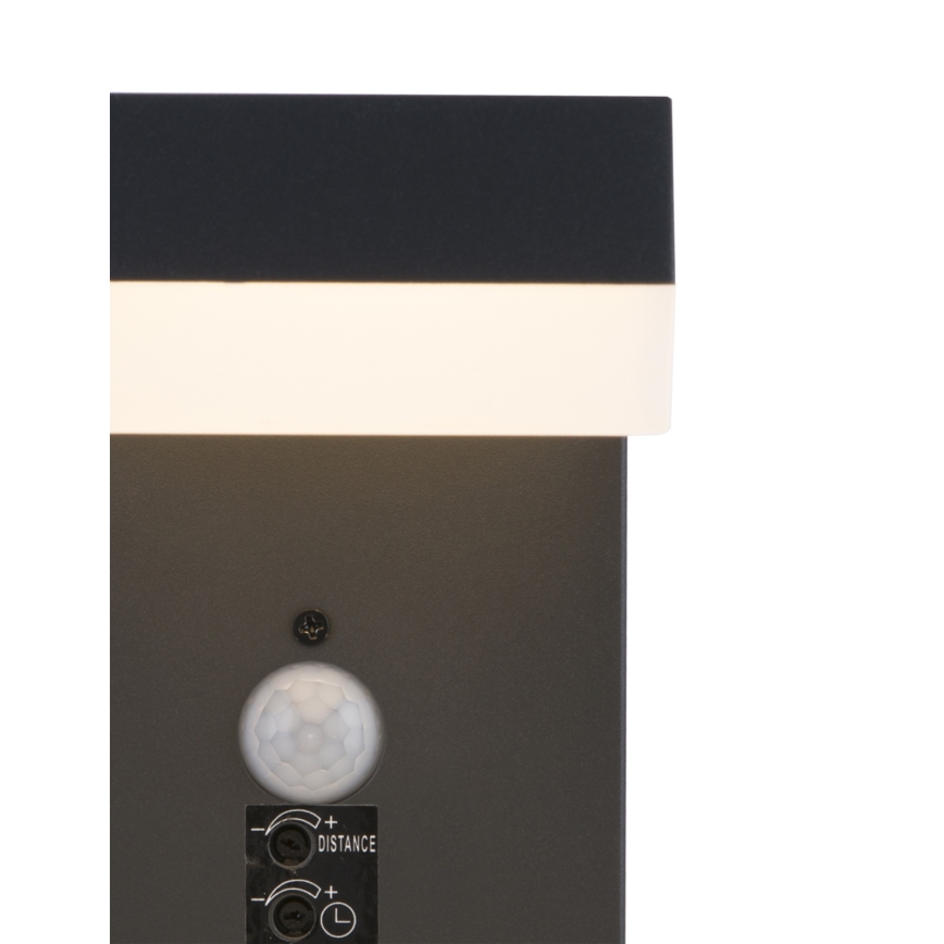 Globo - LED Вуличний настінний світильник з датчиком LED/9,5W/230V IP44